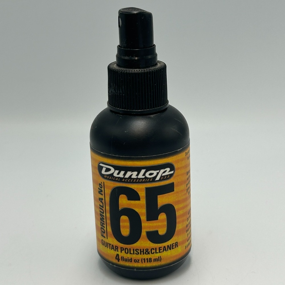 Jim Dunlop Formula No. 65 Guitar Polish & Cleaner 4-oz. Bottle 651J Instrument
